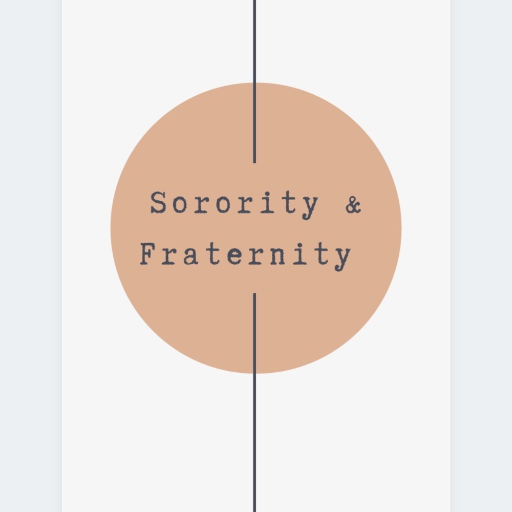Sorority & Fraternity Items